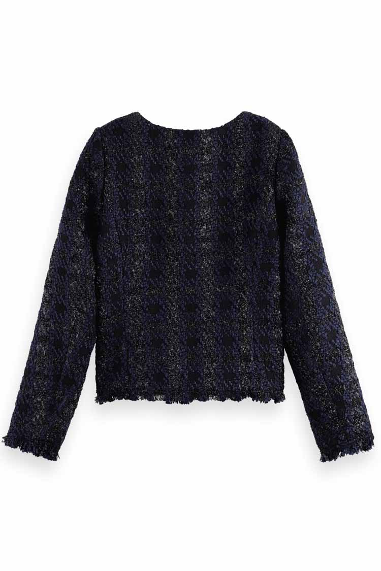 Lurex Houndstooth Blazer | FINAL SALE