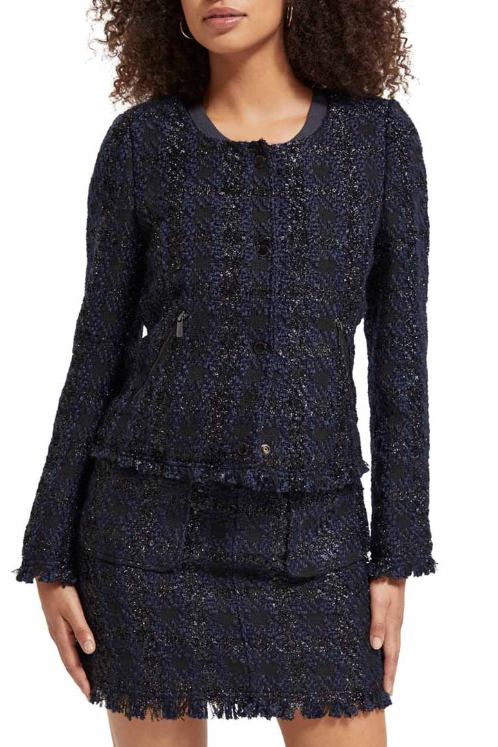Lurex Houndstooth Blazer | FINAL SALE
