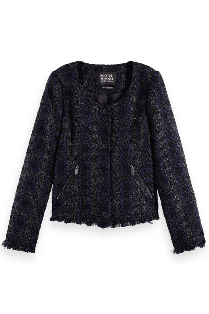 Lurex Houndstooth Blazer | FINAL SALE