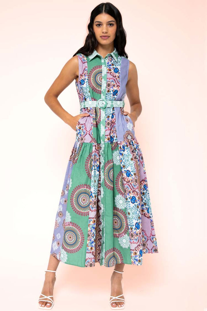 Mabel Sleeveless Maxi Dress