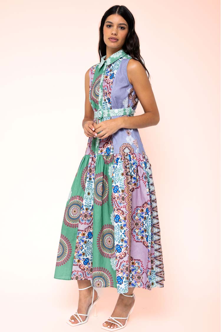 Mabel Sleeveless Maxi Dress