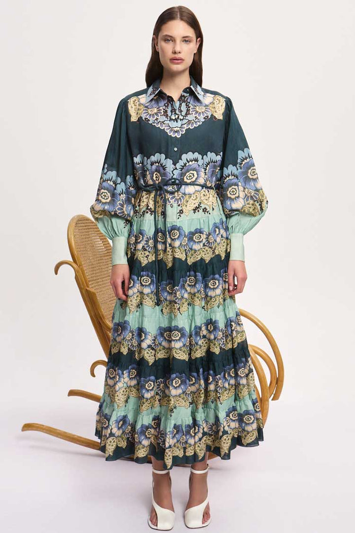 Madalena Shirtdress in Blue