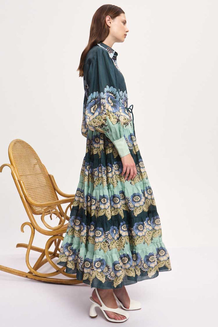 Madalena Shirtdress in Blue