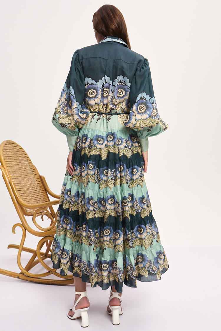 Madalena Shirtdress in Blue