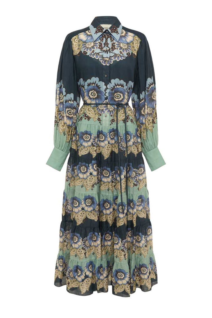 Madalena Shirtdress in Blue