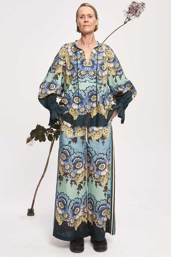 Madalena Top in Blue