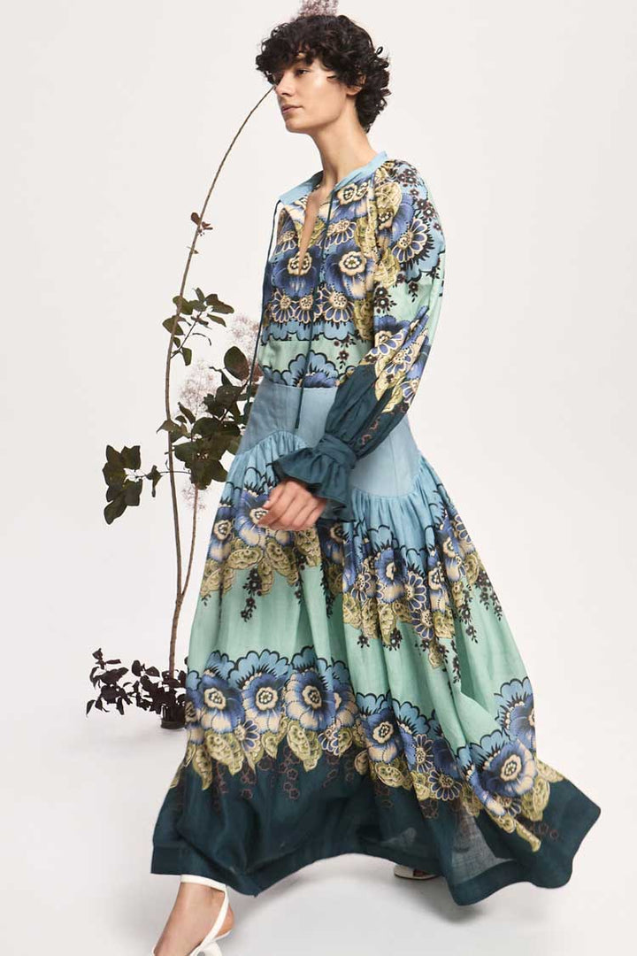 Madalena Top in Blue