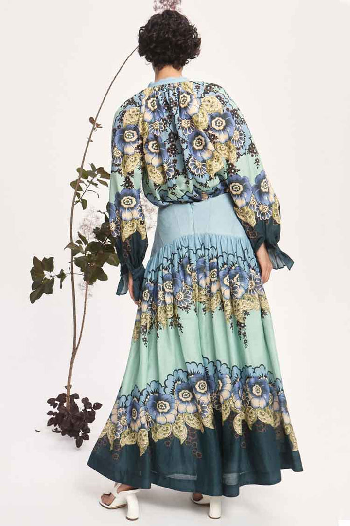 Madalena Top in Blue
