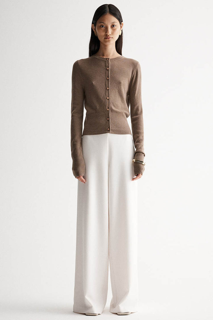 Madeleine Knit Cardigan in Camel