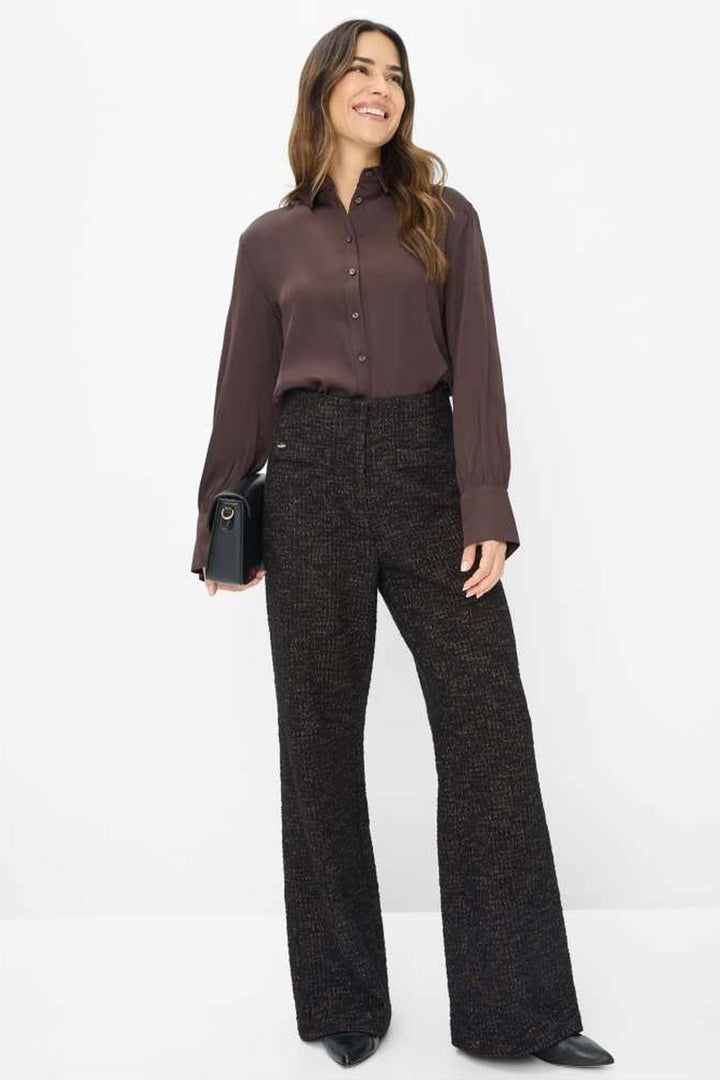 Maine Wide Leg Pants in Dark Chocolate