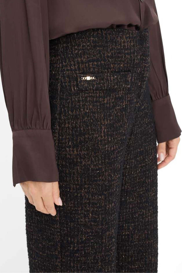 Maine Wide Leg Pants in Dark Chocolate