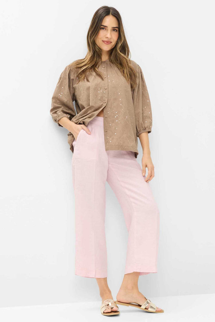 Maine S Wide Leg Pant in Dusty Rose
