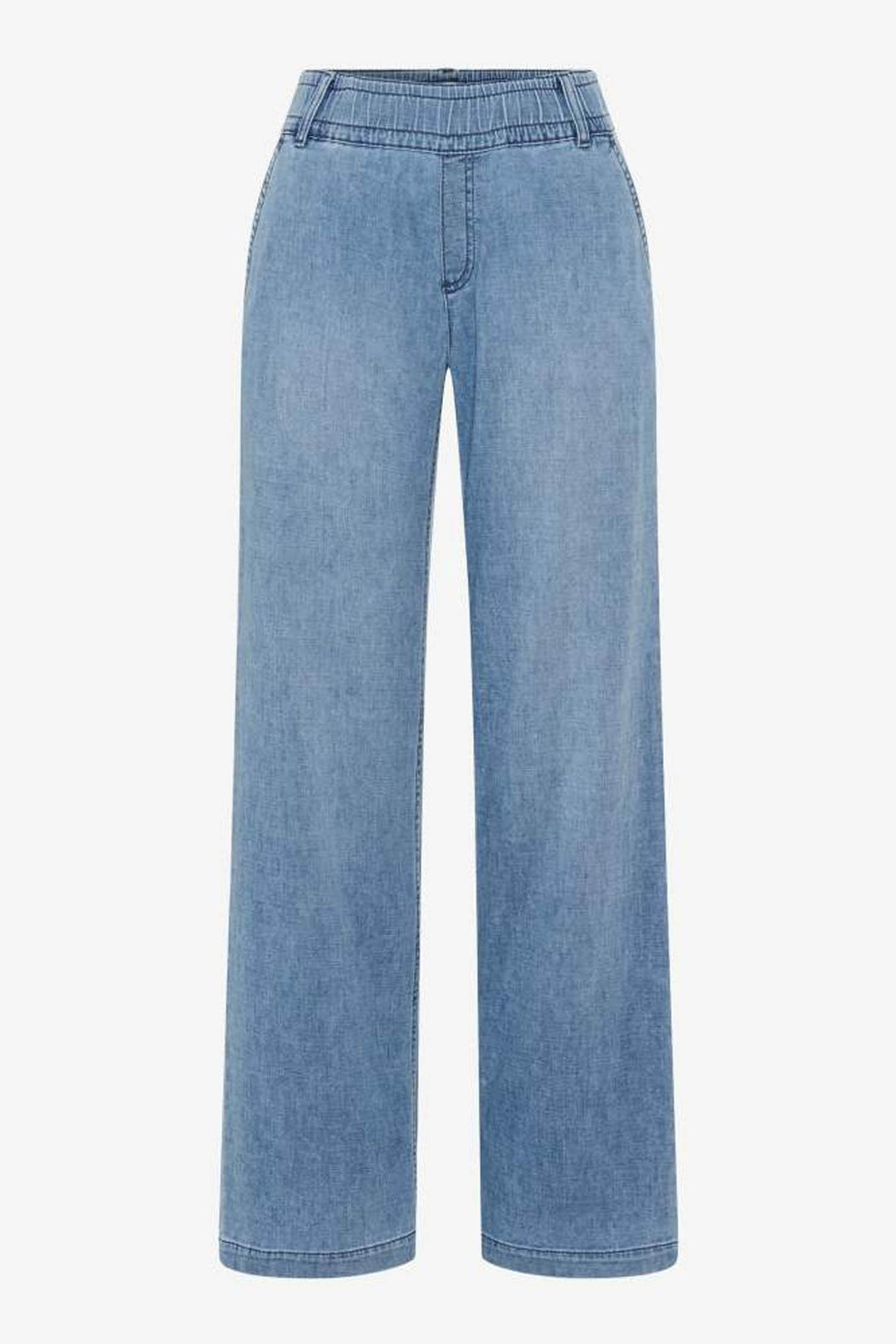Maine Wide Leg Jeans in Used Light Blue