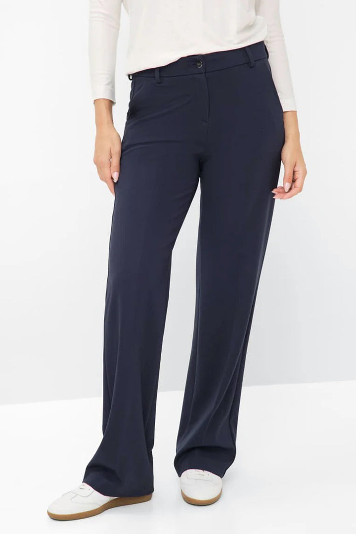 Maine Wide Leg Pants in Navy