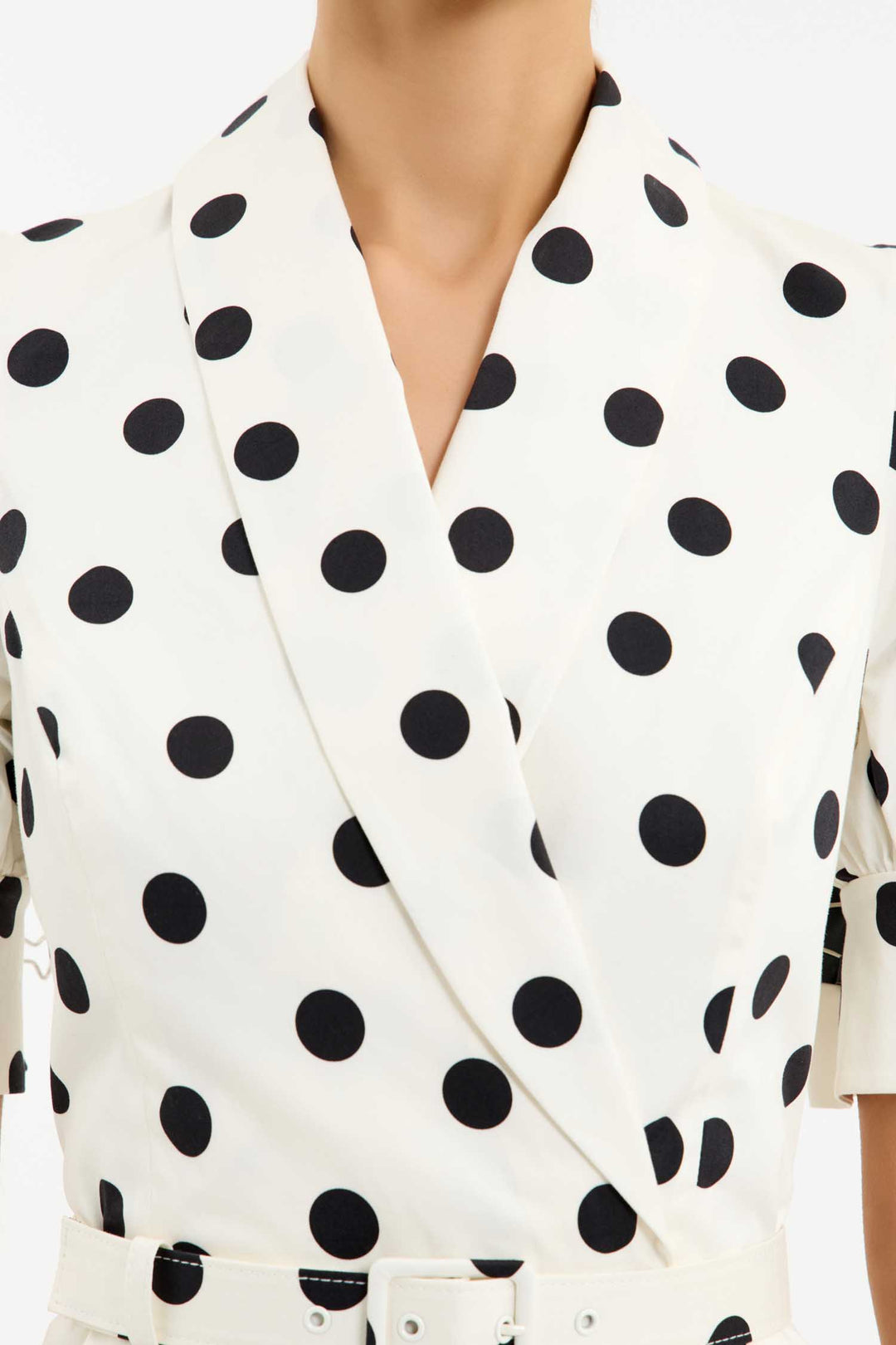 Maisie Midi Dress in Polka Dot