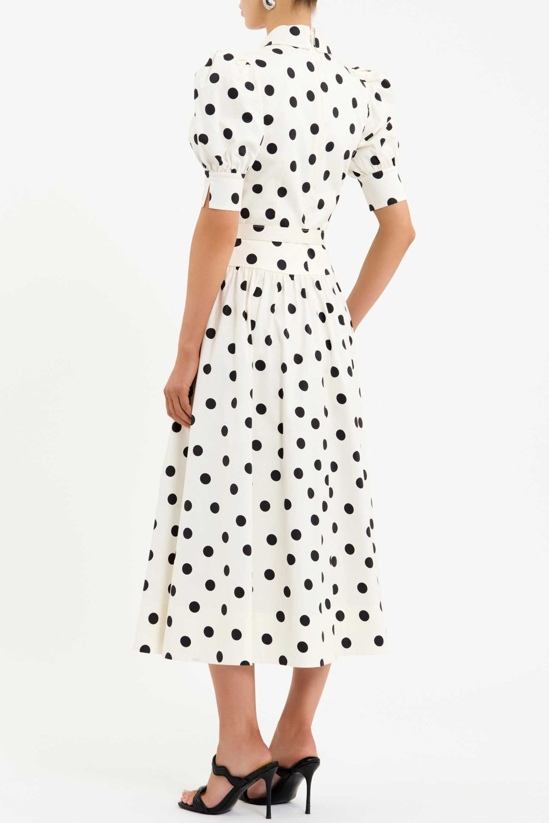 Maisie Midi Dress in Polka Dot