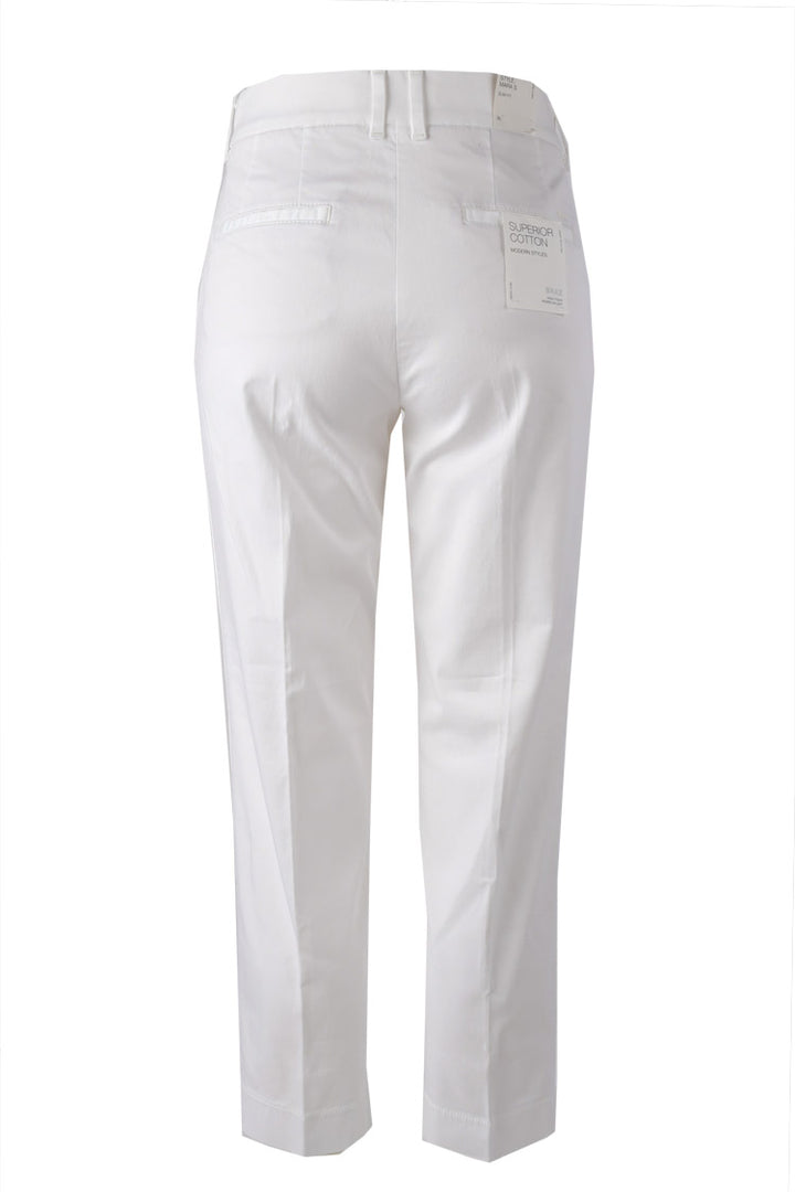 Mara S Chinos in White