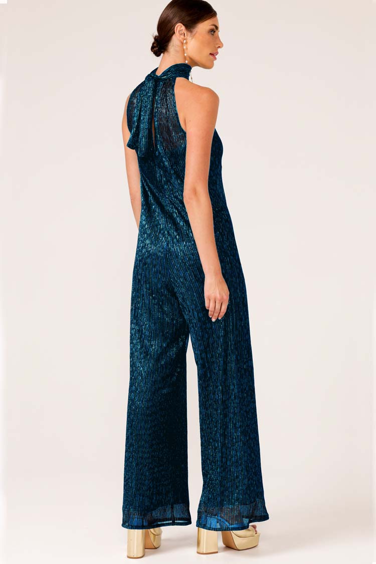 Marble Sky Jumpsuit in Turquoise