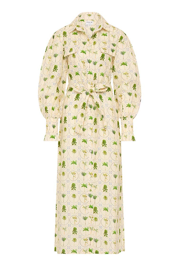 Marigold Dress in Tropical Palms | FINAL SALE