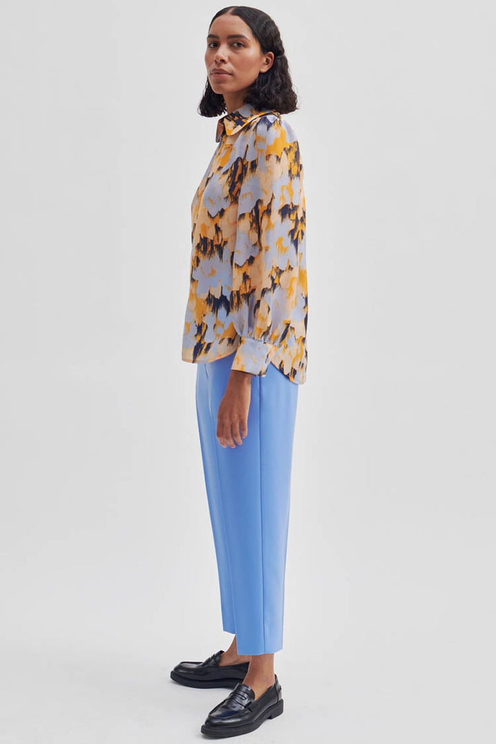 Marigold Heather Printed Shirt