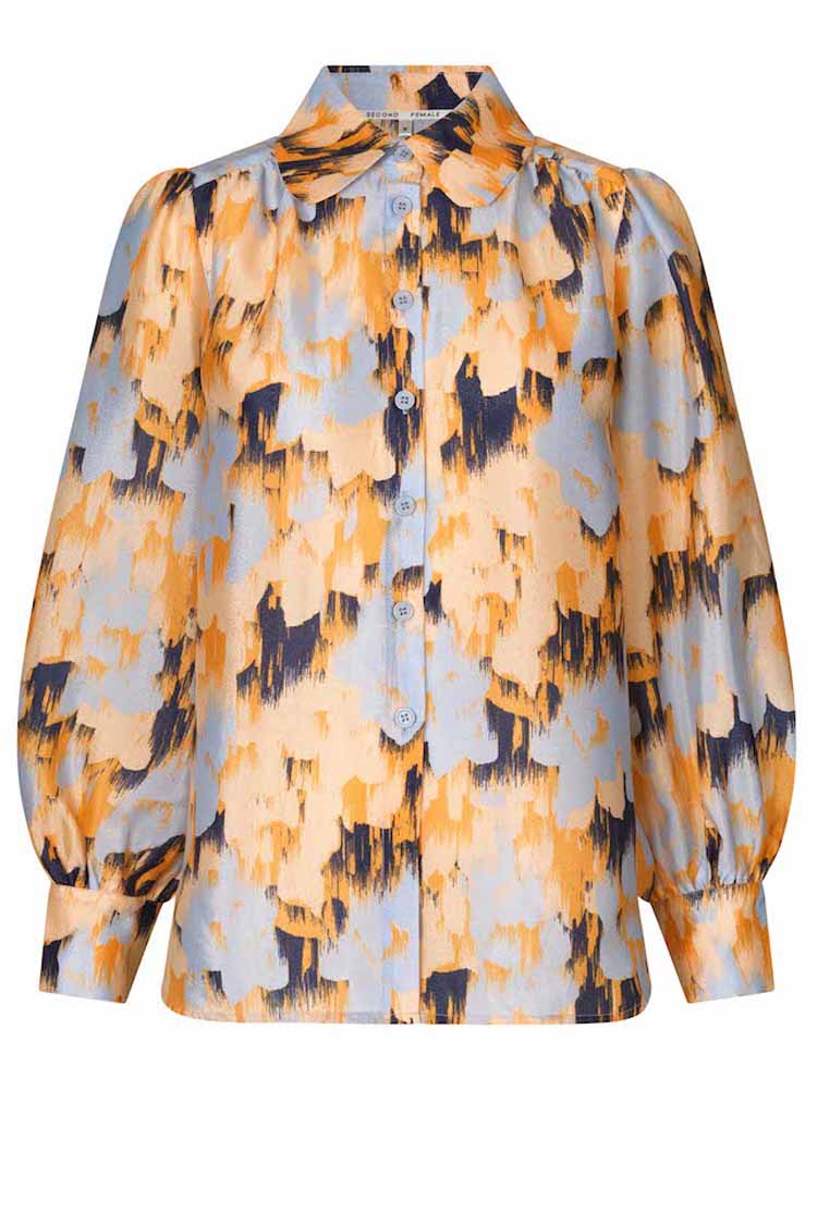 Marigold Heather Printed Shirt | FINAL SALE