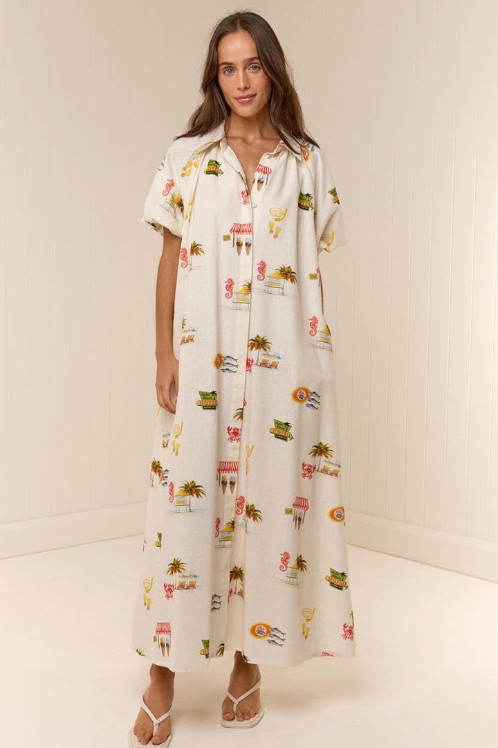 Marla Dress in Tropicana