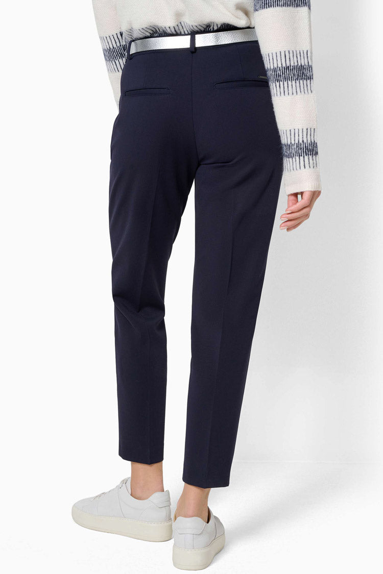 Maron S Jersey Chino in Dark Blue