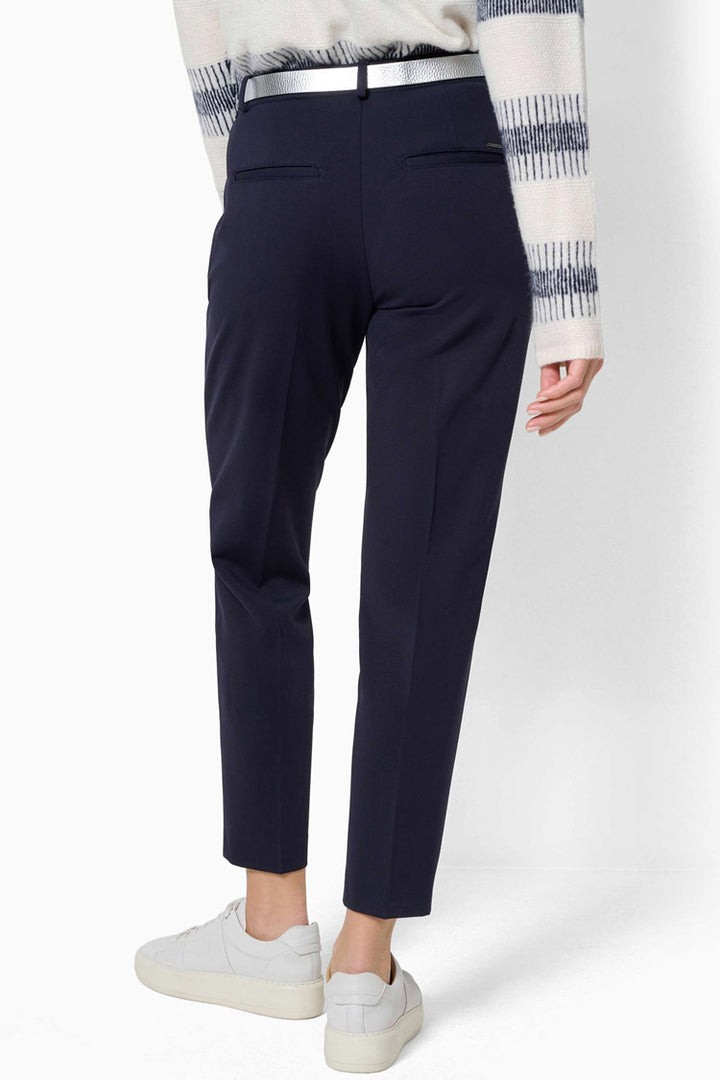 Maron S Jersey Chino in Dark Blue