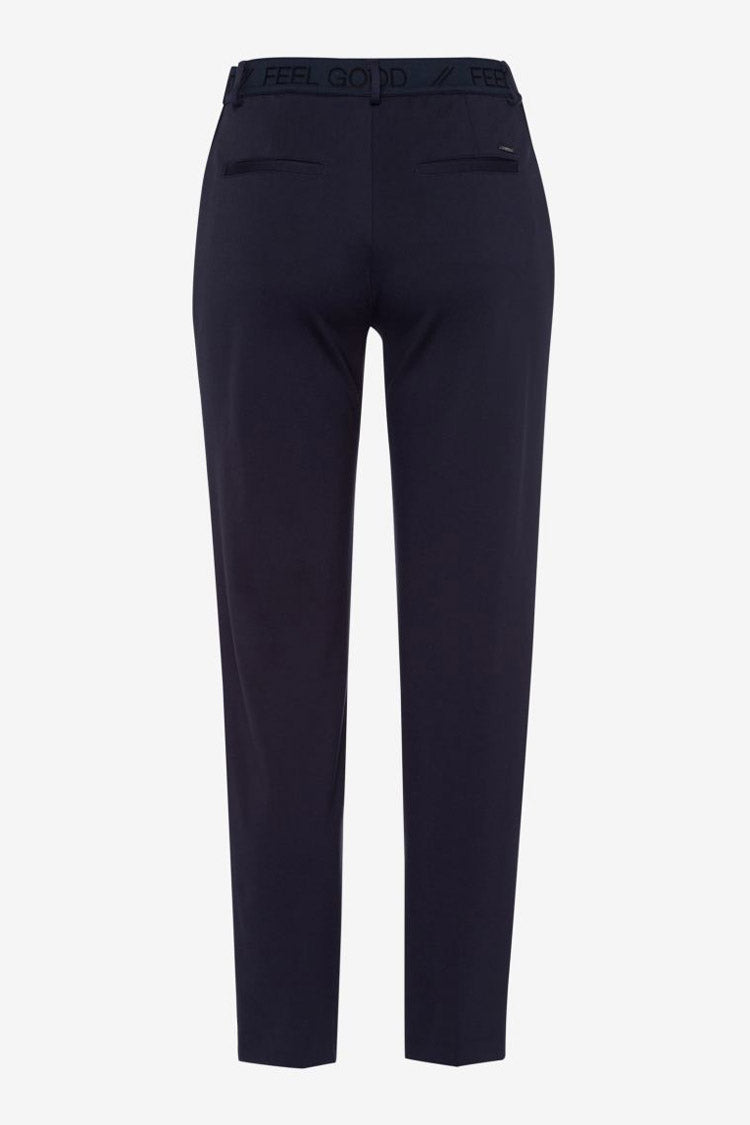 Maron S Jersey Chino in Dark Blue