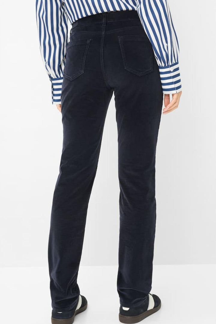 Mary Regular-Fit Pants in Navy