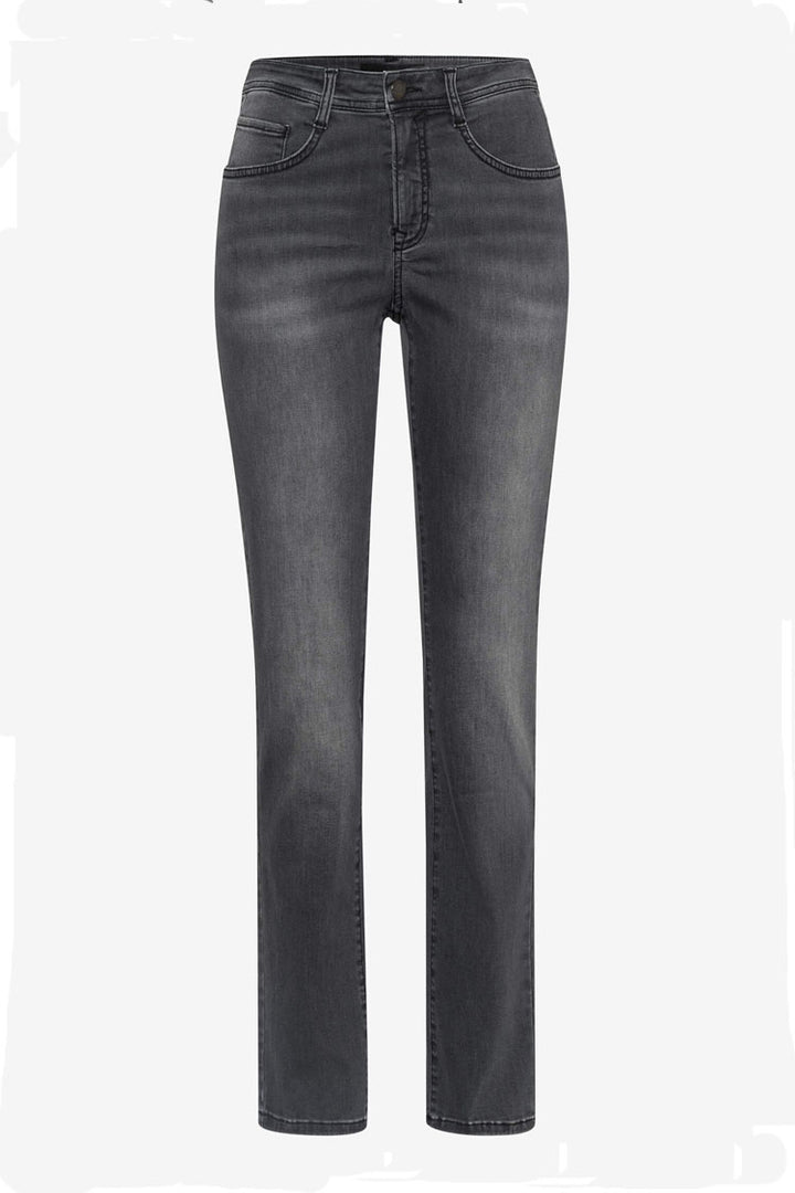 Mary Used Look Jeans in Used Black