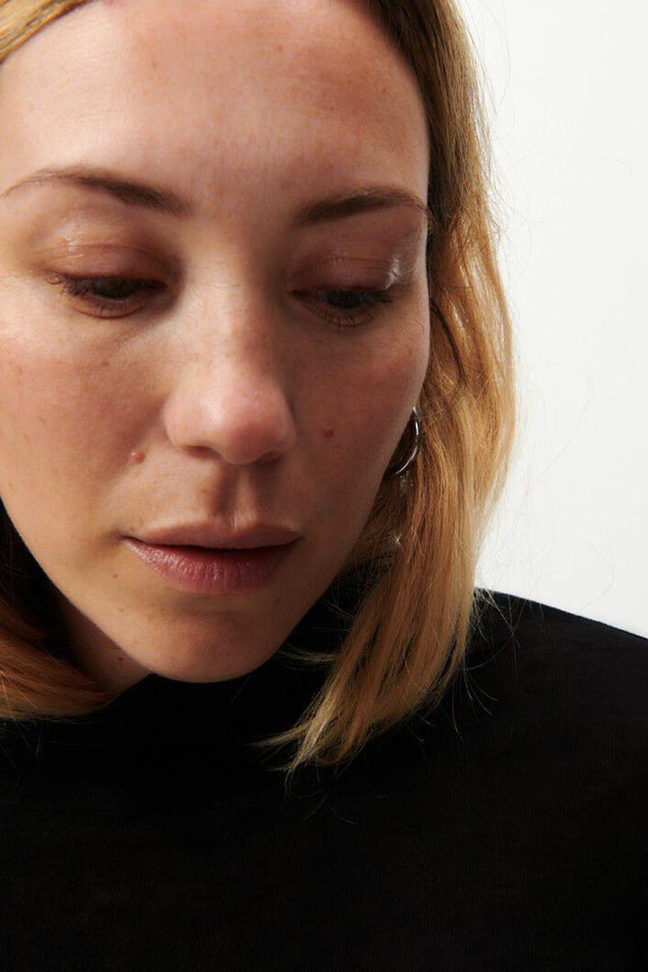 Massachusetts Turtleneck T-shirt in Black
