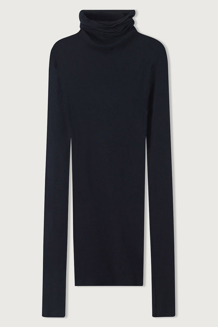 Massachusetts Turtleneck T-shirt in Black