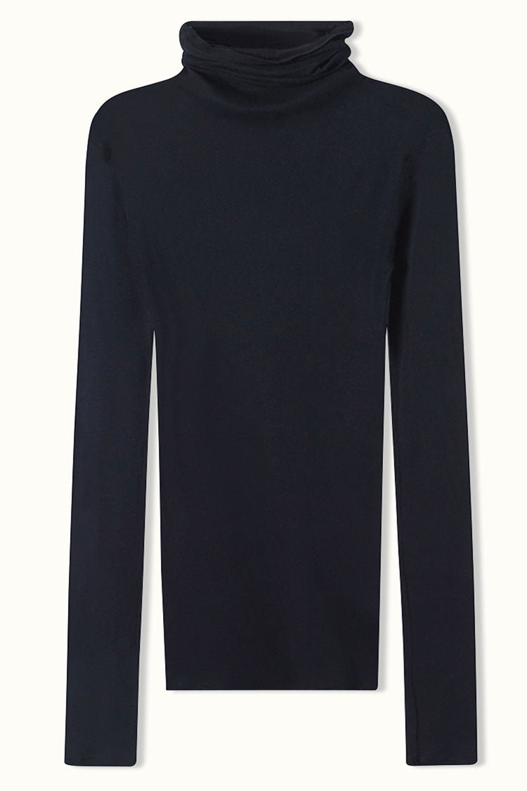 Massachusetts Turtleneck T-shirt in Black
