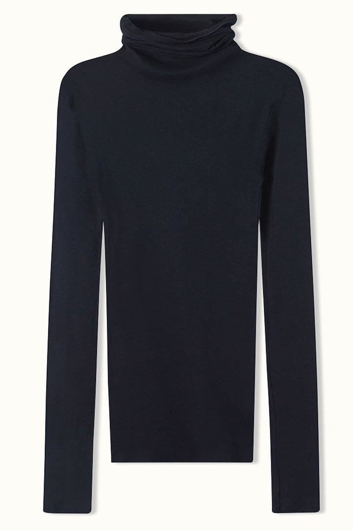Massachusetts Turtleneck T-shirt in Black