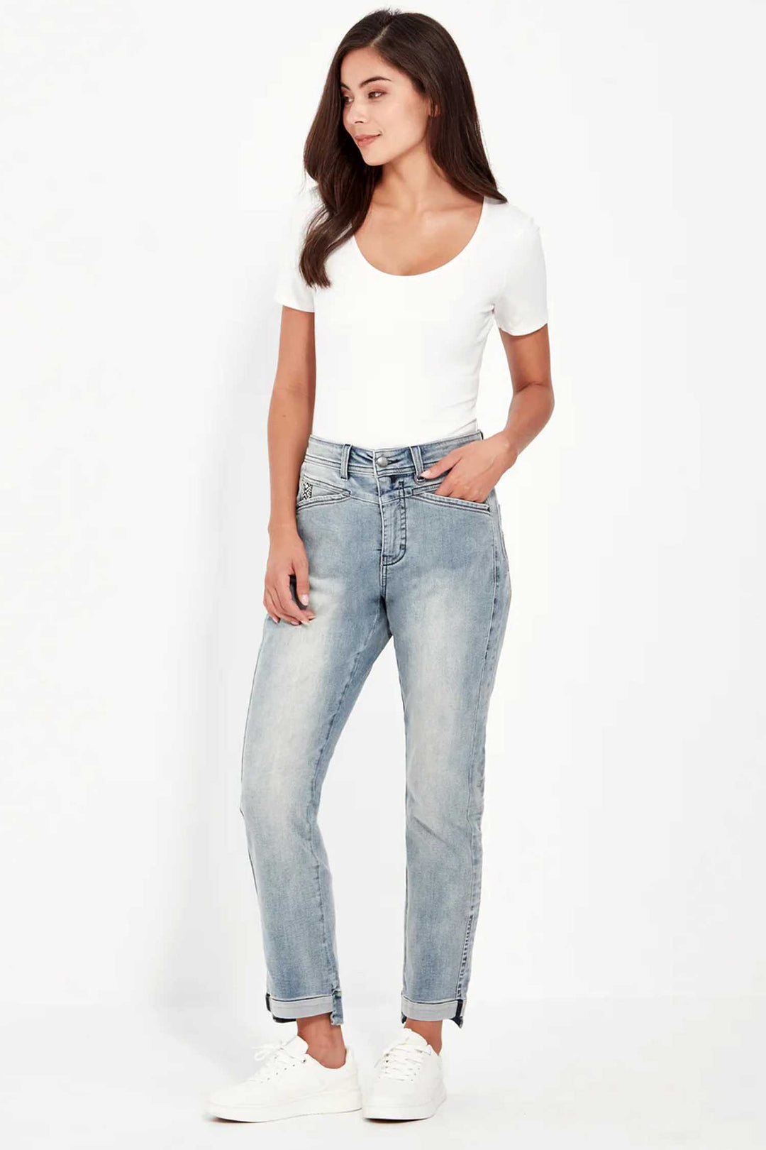 Master 99 Jean in Mid Blue