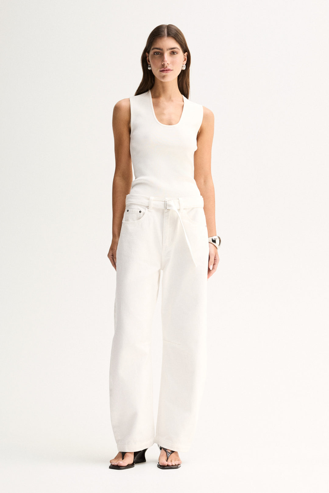 Mayfield Denim Pant in Ivory