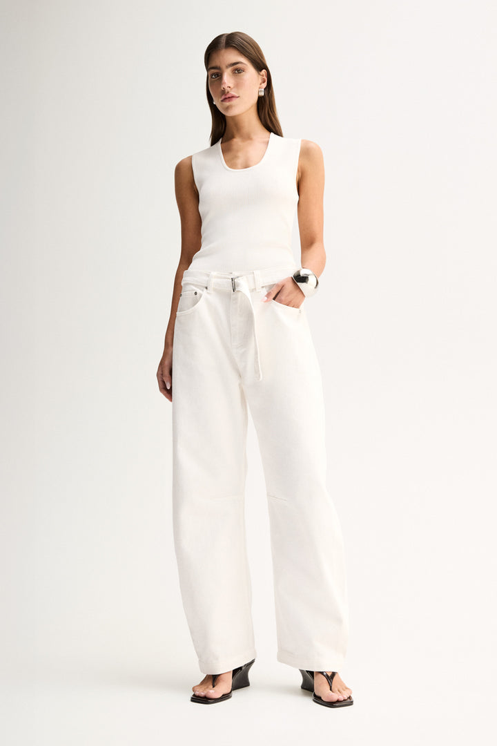Mayfield Denim Pant in Ivory