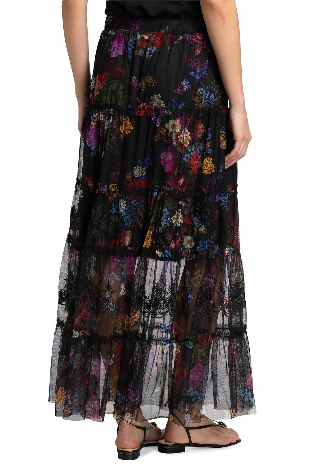 Mazzy Tiered Skirt in Kahlani