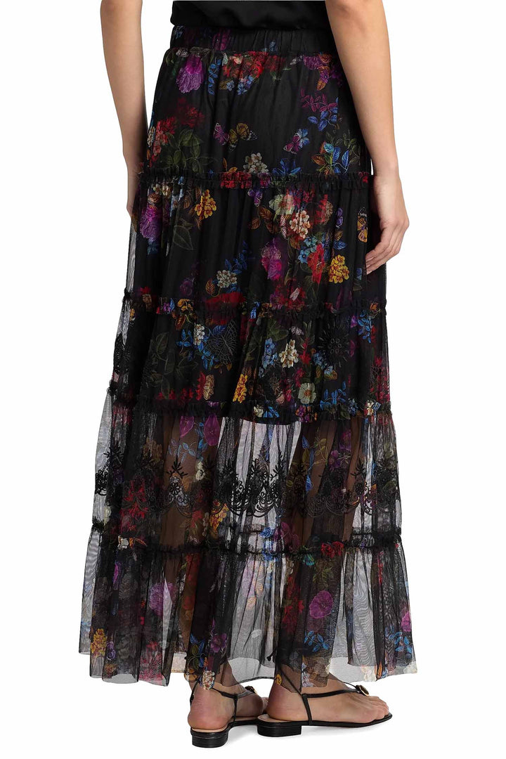 Mazzy Tiered Skirt in Kahlani