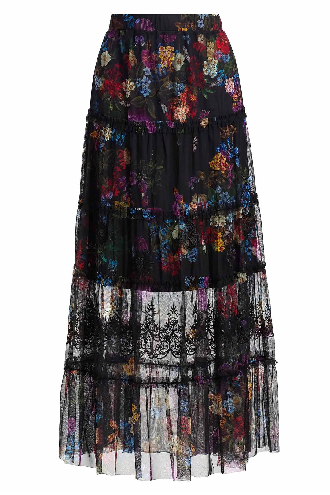 Mazzy Tiered Skirt in Kahlani