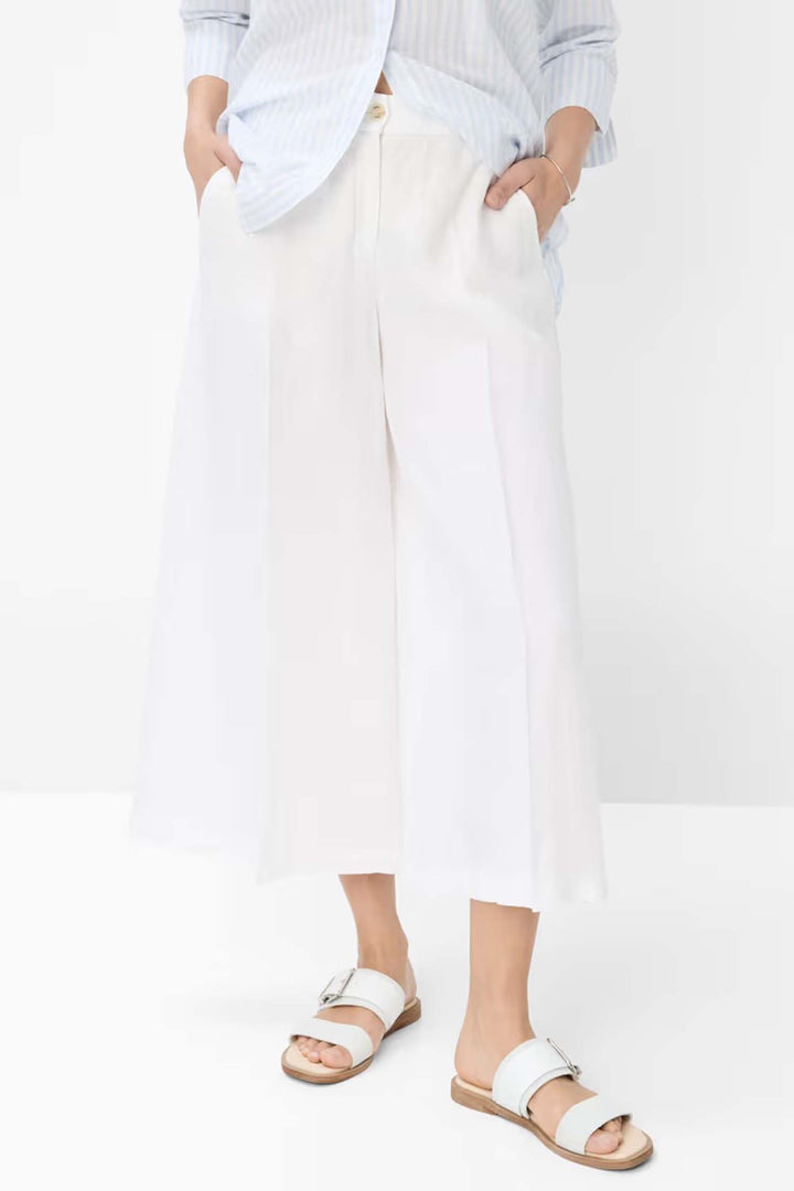 Melli S Wide Chino Pants in White