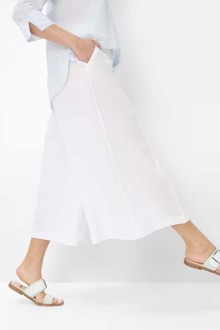 Melli S Wide Chino Pants in White