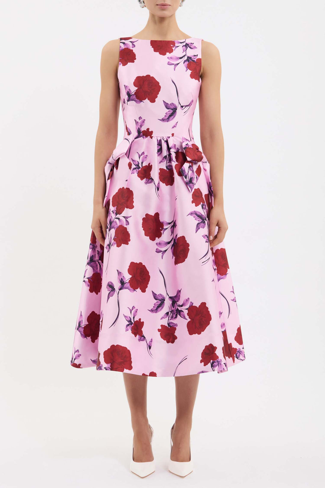 Melora Midi Dress in Lilac Vintage Rose