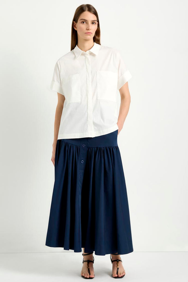 Meridian Skirt in Sapphire