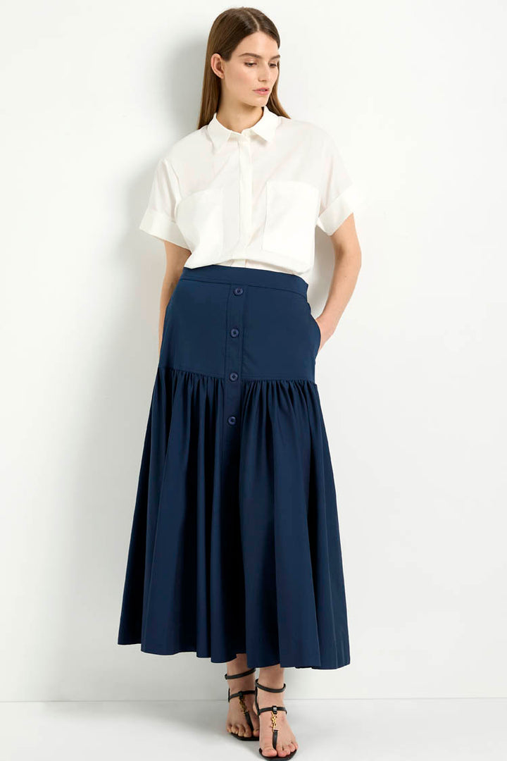 Meridian Skirt in Sapphire