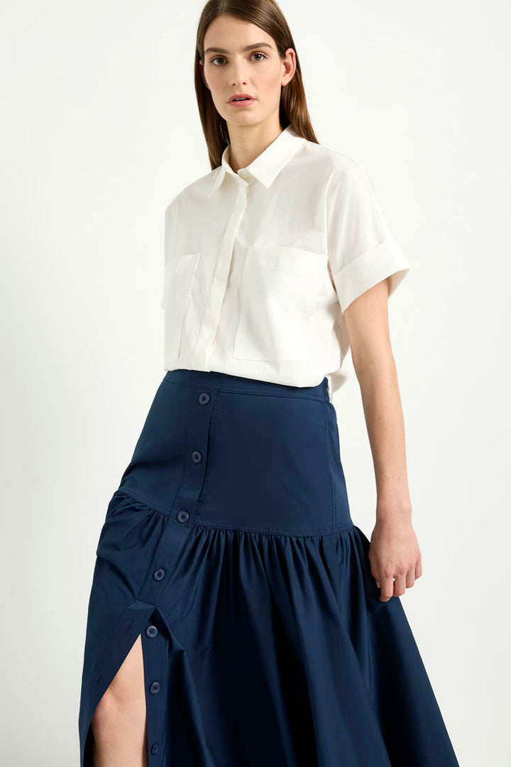 Meridian Skirt in Sapphire