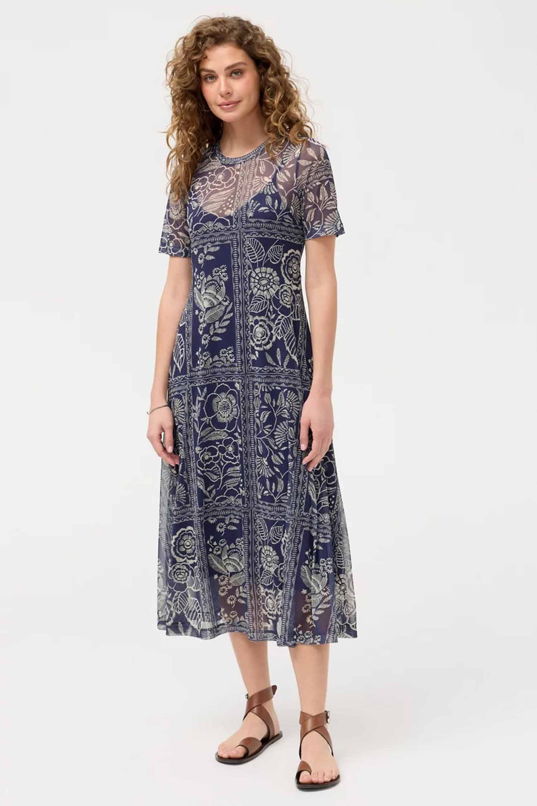 Mesh Tee Dress in Vaelis
