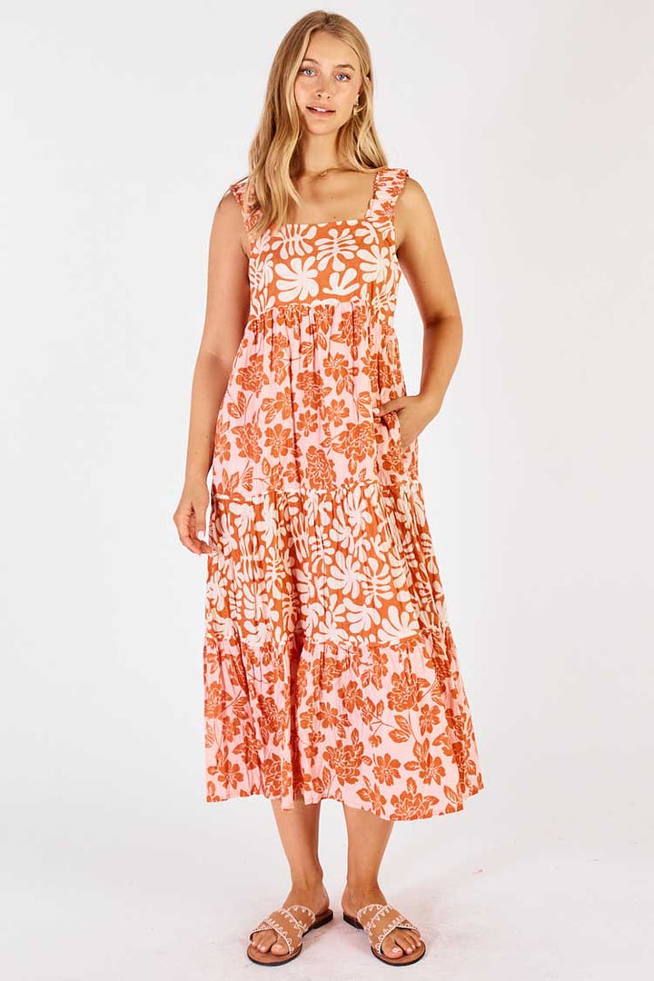 Mia Sundress in Apricot