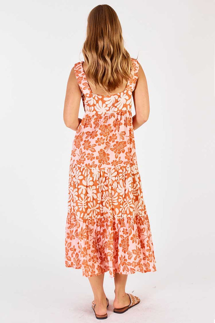 Mia Sundress in Apricot